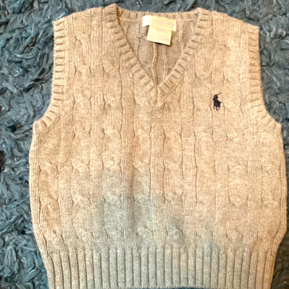 Ralph Lauren infant boys sweater vest in 9 mos.